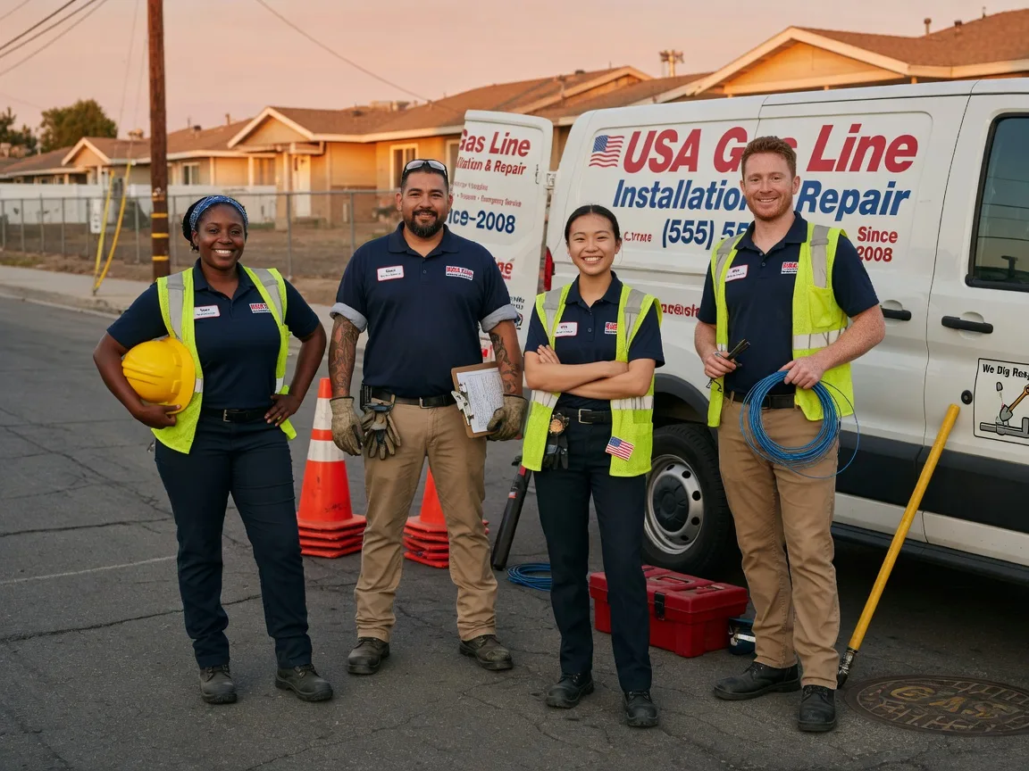 Gas Line Installation company in Telferner, TX
